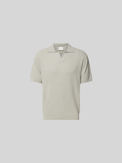 Closed Regular Fit Poloshirt in Strick-Optik Kitt 1