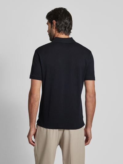 Emporio Armani Poloshirt mit Label-Stitching Marine 5