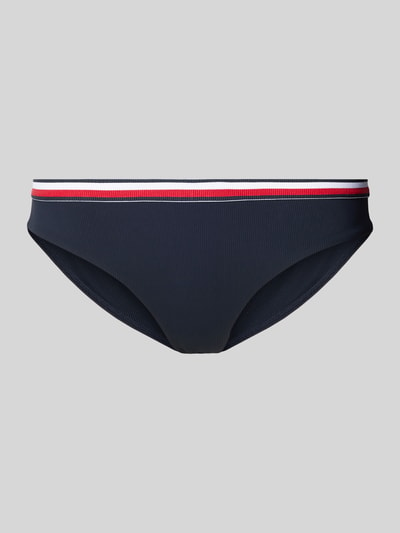 TOMMY HILFIGER Bikini-Hose mit elastischem Logo-Bund Modell 'Global' Dunkelblau 1