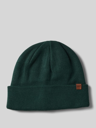 Barts Beanie van viscosemix, model 'WILLES' Groen - 1