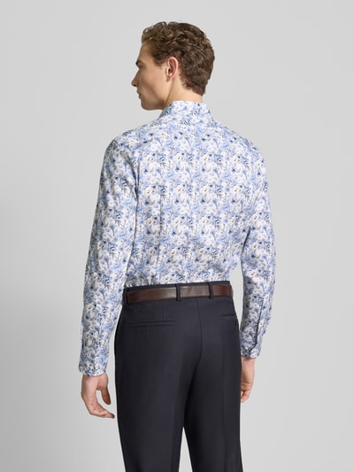 Jake*s Slim fit zakelijk overhemd van katoen met kentkraag Wit - 5