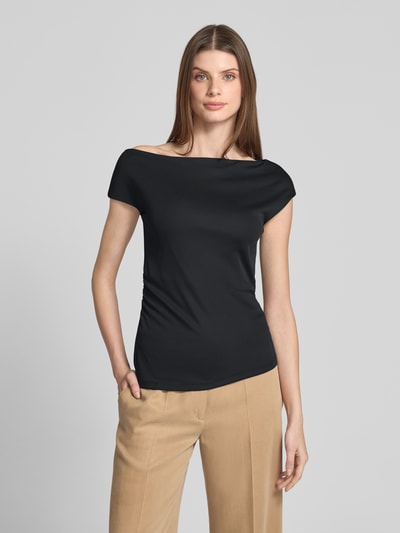 Lauren Ralph Lauren T-Shirt mit U-Boot-Ausschnitt Black 4