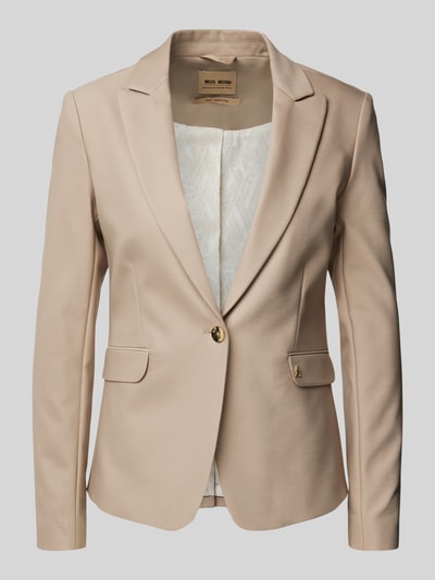 MOS MOSH Blazer met labelapplicatie, model 'Blake' Taupe - 2