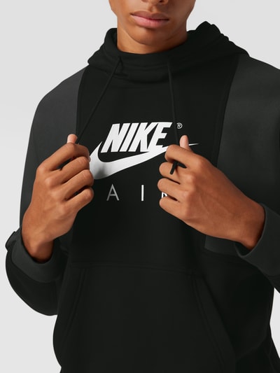 Nike Hoodie aus Baumwoll-Mix mit Logo-Print Black 3