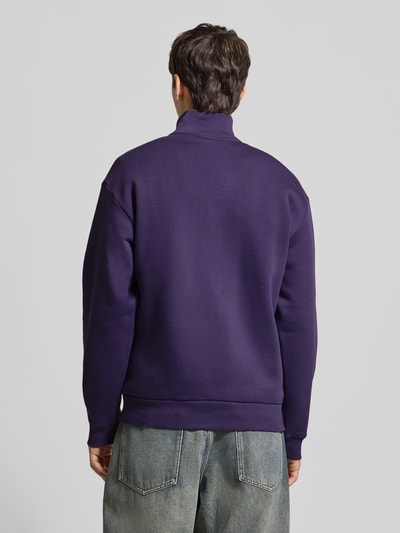 REVIEW Sweatshirt mit Label-Print Lila 5