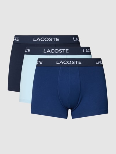 Lacoste Boxershort met labeldetails in een set van 3 stuks Marineblauw - 2