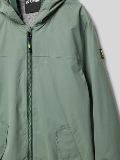 Killtec Jacke mit Reißverschlusstaschen Oliv 2