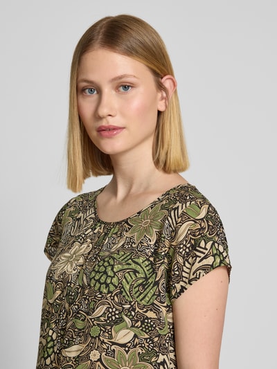 Soyaconcept Blusenshirt mit Rundhalsausschnitt Modell 'ROSINE' Gruen 3