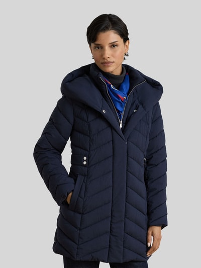 Lauren Ralph Lauren Gewatteerde mantel met capuchon Donkerblauw - 4