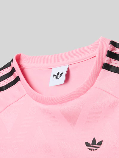 adidas Originals boxy fit T-shirt met logodetail Felroze - 2