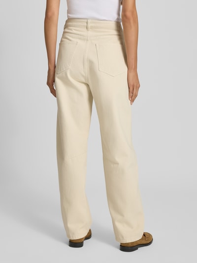 Jake*s Casual Jeansy z szeroką nogawką i szwami działowymi Écru 5