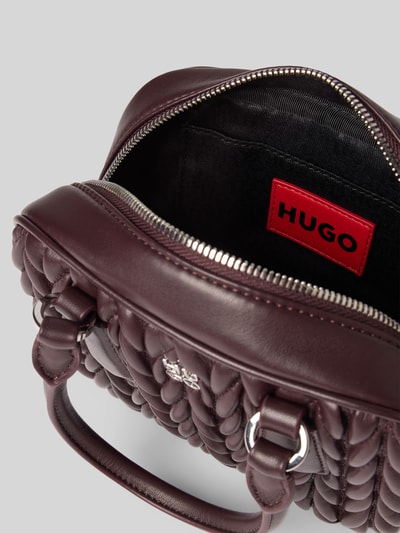 HUGO Umhängetasche mit Logo-Detail Modell 'Chris' Bordeaux 5