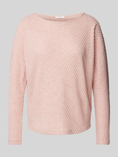 OPUS Longsleeve mit Rundhalsausschnitt Modell 'Sakim' Rose 2