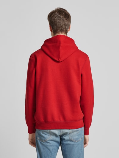 Tommy Hilfiger Loose fit hoodie met capuchon Donkerrood - 5