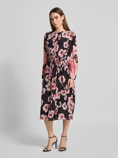 Marc Cain Midikleid mit Bindegürtel Black 4