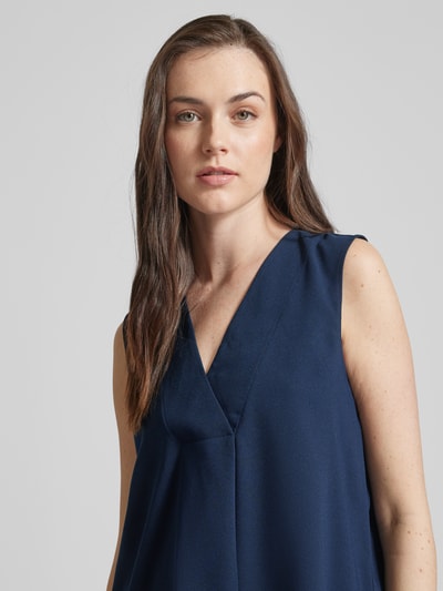 Esprit Blouse met V-hals Marineblauw - 3