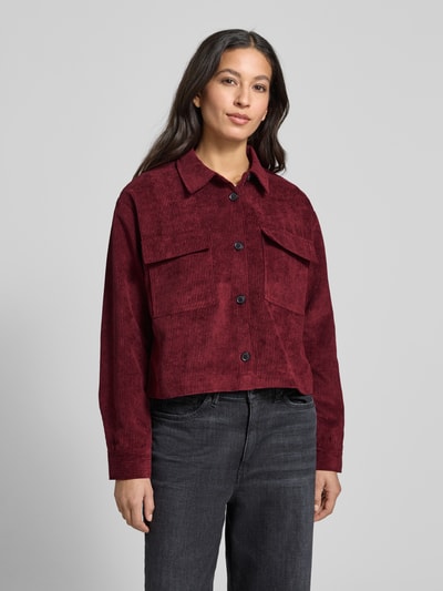 Soyaconcept Regular fit jack in ribcordlook, model 'Bindi' Bordeaux - 4