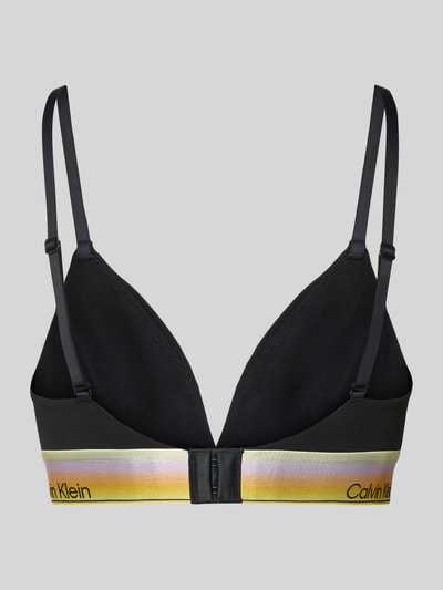 Produktfoto, Bralette aus Baumwoll-Mix von Calvin Klein Underwear mit Optik: Unifarben, gefüttert, Label-Bund, Hakenverschluss, verstellbare Spaghettiträger.