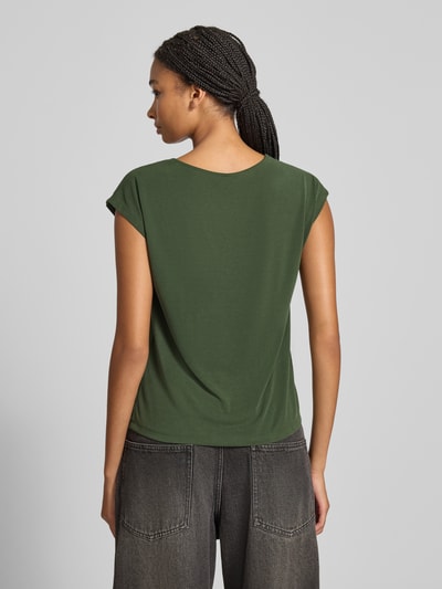 Only Relaxed Fit T-Shirt aus Modal-Mix Modell 'FREE LIFE' Dunkelgruen 5