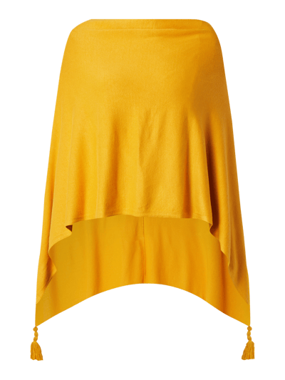 Betty Barclay Poncho met sierkwastjes Geel - 2