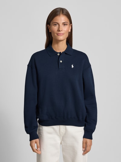Polo Ralph Lauren Sweatshirt met polokraag Marineblauw - 4