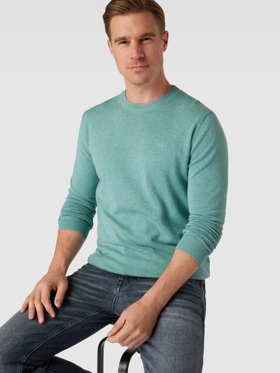 Tom Tailor Gebreide pullover met ronde hals Mintgroen - 3