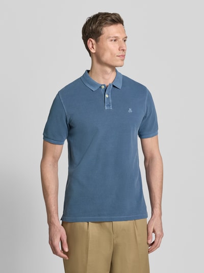 Marc O'Polo Regular Fit Poloshirt aus reiner Baumwolle Petrol 4