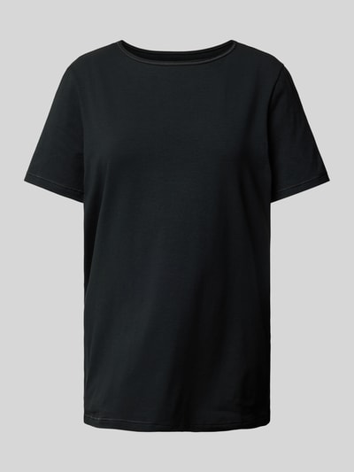 Sloggi T-Shirt mit geripptem Rundhalsausschnitt Black 1