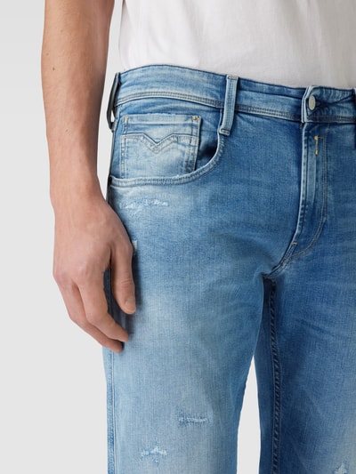 Replay Jeans im Used-Look Modell 'Anbass' Hellblau 3