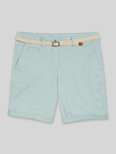 Tom Tailor Chinoshorts mit Gürtel Mint 2