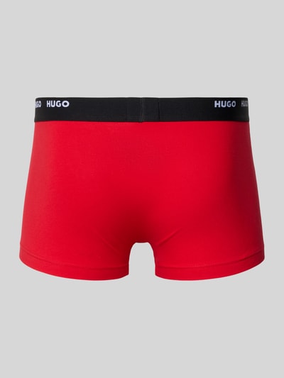 HUGO Boxershort van katoenmix met logostitching in een set van 5 stuks Zwart - 3