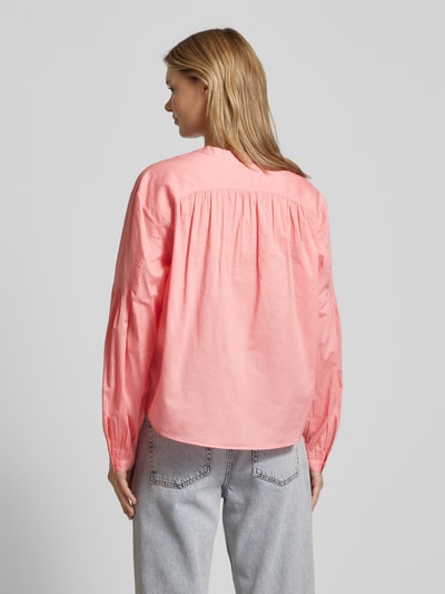 BOSS Orange Blouse met ballonmouwen, model 'Berday' Roze - 5