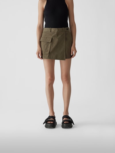 Helmut Lang Shorts mit Wickel-Optik Khaki 4