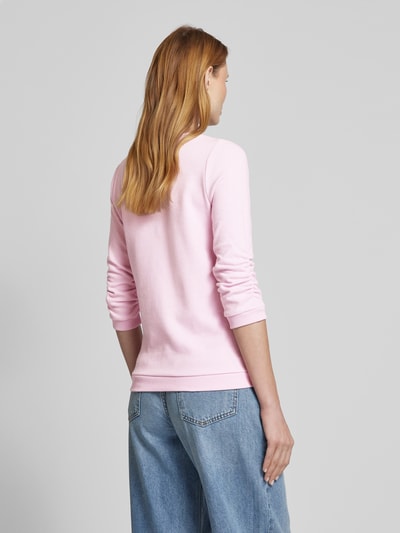 Tom Tailor Denim Regular fit gebreide pullover met katoen Roze - 5