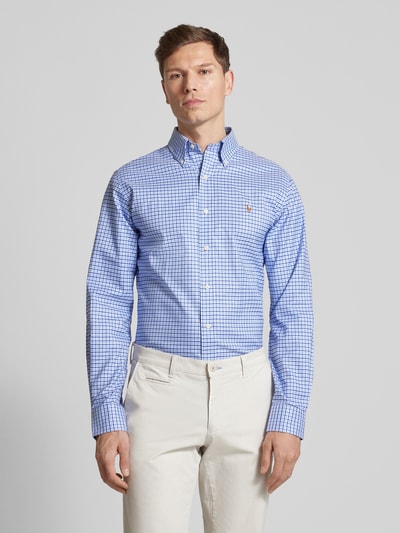 Polo Ralph Lauren Regular Fit Freizeithemd mit Button-Down-Kragen Bleu 4