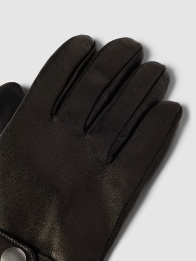 Roeckl Handschuhe aus Leder mit Label-Detail Black 3