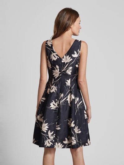 Christian Berg Cocktail Cocktailkleid mit floralem Muster Marine Melange 5