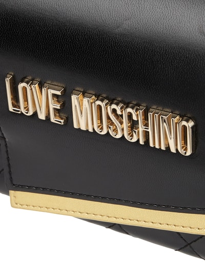 Love Moschino Torebka z długim pasku z łańcuszka Czarny 5