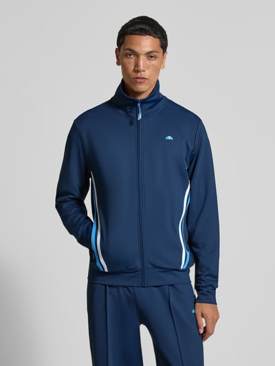 Ellesse Trainingsjack met opstaande kraag, model 'TOSCIANA' Donkerblauw - 4