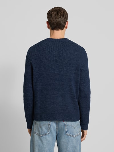 SELECTED HOMME Regular Fit Strickpullover aus reiner Bio-Baumwolle Modell 'ANGUS' Dunkelblau 5