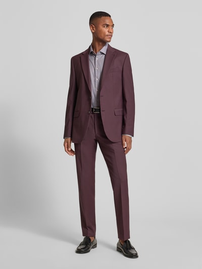 SEIDENSTICKER Slim fit zakelijk overhemd van katoen met kentkraag Zand - 1