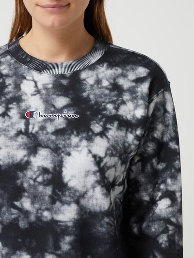 CHAMPION Custom Fit Sweatshirt in Batik-Optik  Black 3