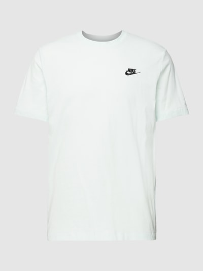 Nike T-shirt z wyhaftowanym logo model ‘NSW CLUB TEE’ Jasnoturkusowy 2