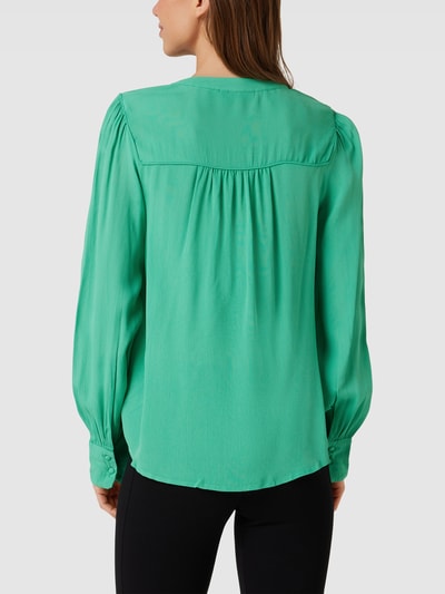 Fransa Blouse met ronde hals, model 'Helena' Groen - 5