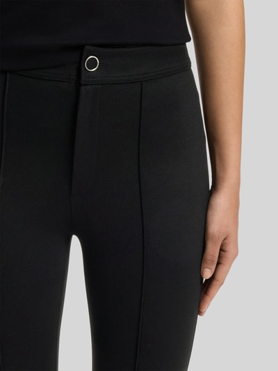 HUGO flared fit bell bottom met splitten model 'Nereyel' Zwart - 3