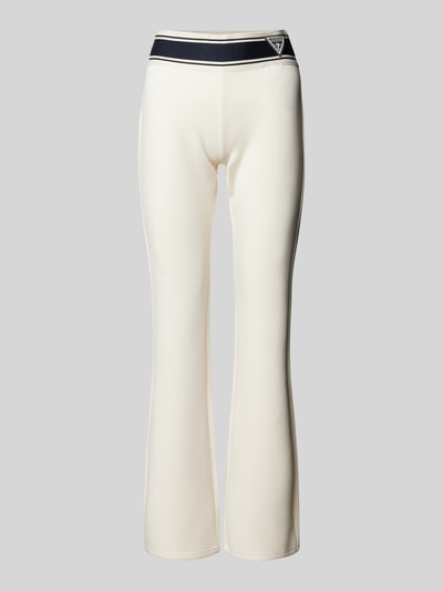 Guess Activewear Regular fit sweatpants met elastische band, model 'ANN' Offwhite - 2