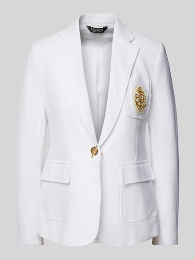 Lauren Ralph Lauren Blazer mit Reverskragen Modell 'TANILE' Weiss 2