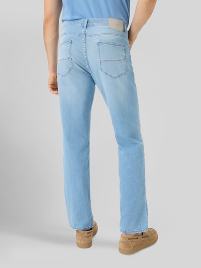 Brax Straight Fit Jeans aus Baumwoll-Mix Modell 'Cadiz' Blau 5