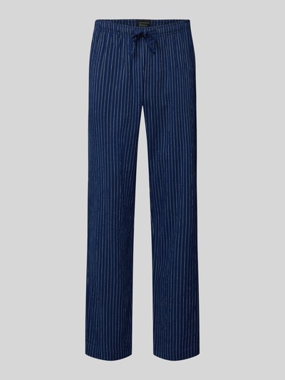 SCHIESSER Relaxed Fit Pyjama-Hose mit Viskose-Anteil Marine 1