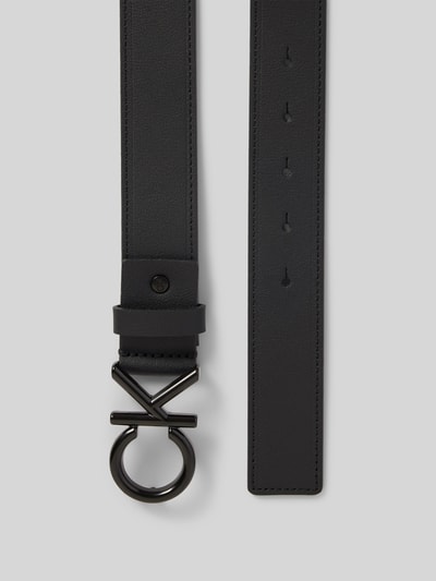 CK Calvin Klein Leren riem met labeldetail Zwart - 3